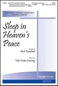 Sleep in Heaven's Peace SATB choral sheet music cover